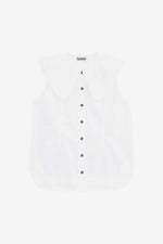 Poplin Sleeveless Shirt