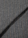 Stripe Wool Collar Jacket - Multi Striped Grey