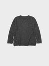 [UOU___CUTE x LOW CLASSIC] Dandelion Cat Knit - Charcoal