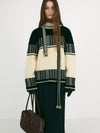 Jacquard Knit Sweater - Black
