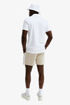 Men's Knit Striped Rib Panel Short