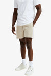 Men's Knit Striped Rib Panel Short