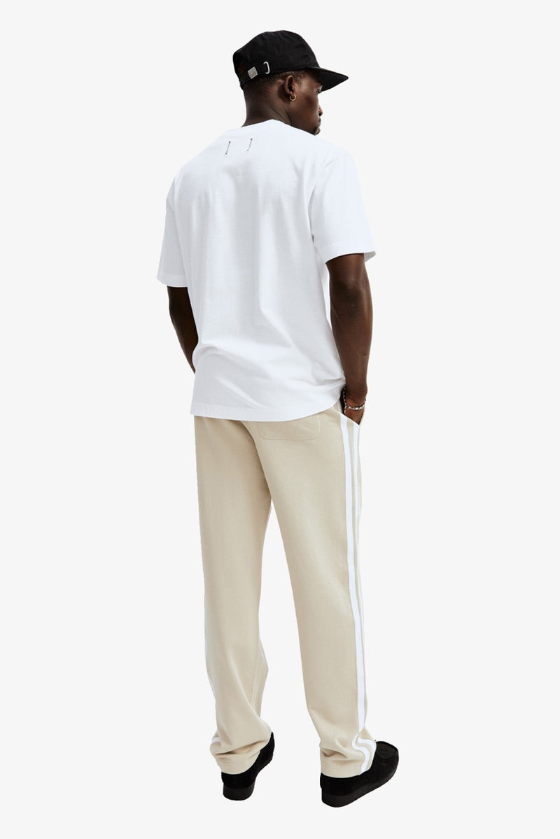 Men's Knit Striped Rib Panel Pant