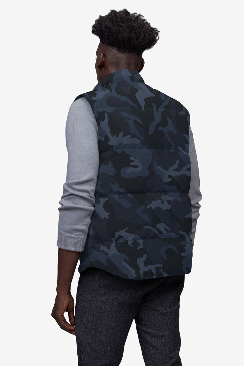 Freestyle Crew Vest-Print－Classic Camo Navy