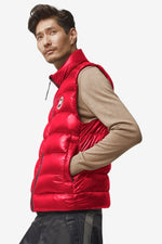 Crofton Down Vest－Red