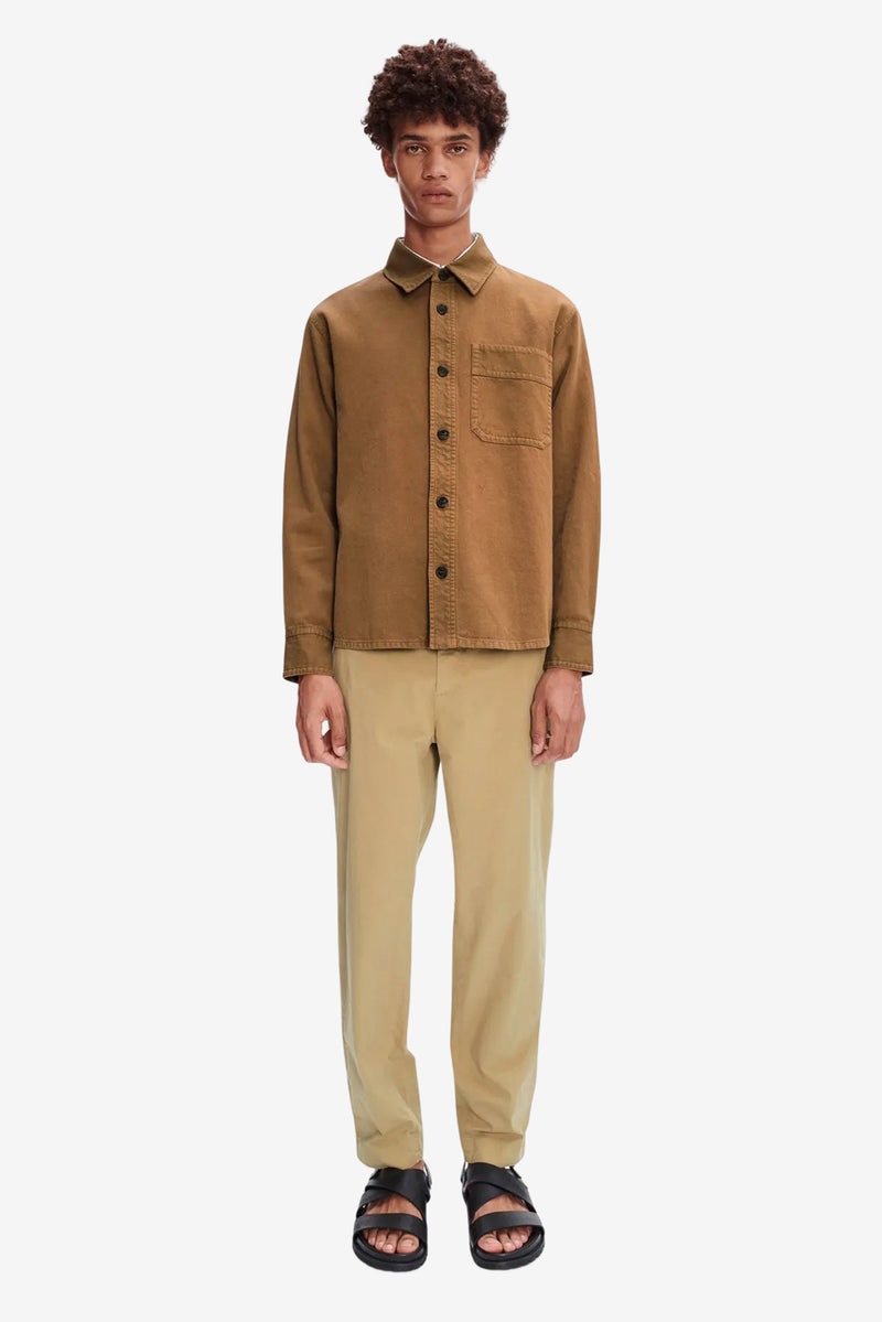 Basile Overshirt - Chestnut Brown