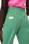 Stripe Denim Stary - Kelly Green