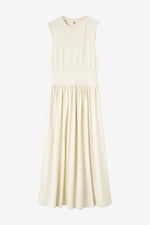 Sleeveless Cotton Tee Dress - Vanilla