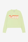 Isoli Ganni Rock Sweatshirt - Lily Green