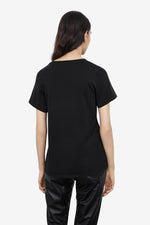 Curved Seam Tee - Black