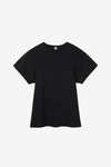 Curved Seam Tee - Black