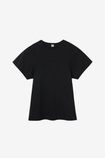 Curved Seam Tee - Black