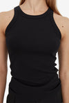 Curved Rib Tank - Black