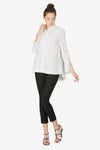Bell Sleeve Button-Down Shirt