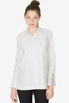 Bell Sleeve Button-Down Shirt