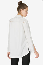 Bell Sleeve Button-Down Shirt