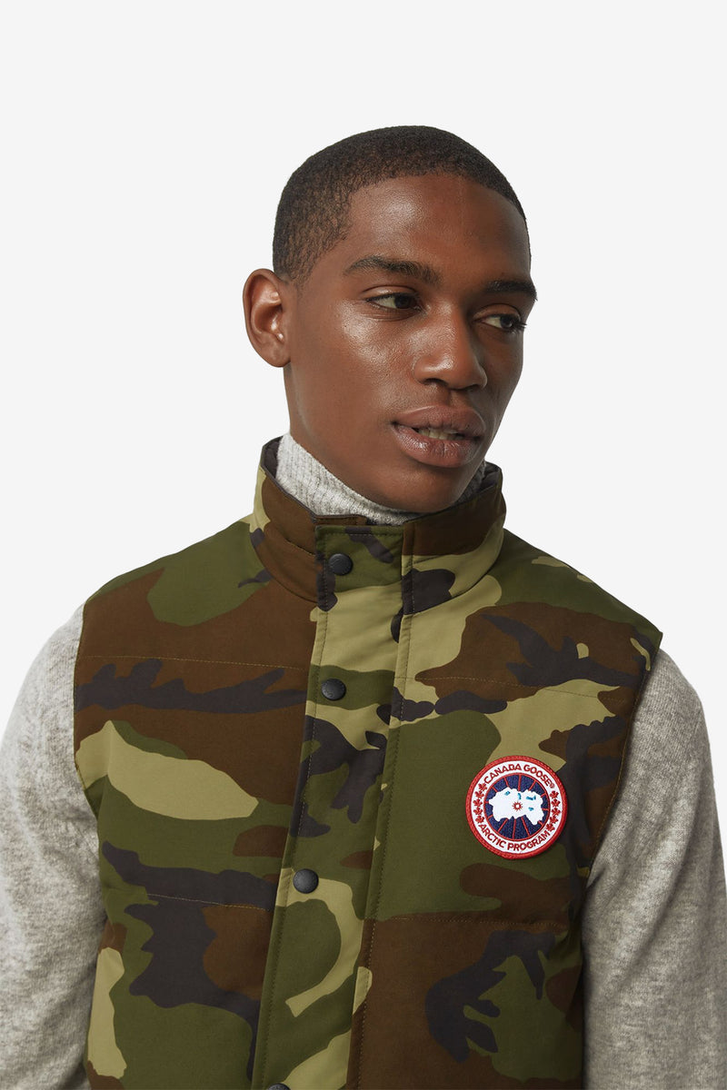 Garson Vest-Print－Classic Camo