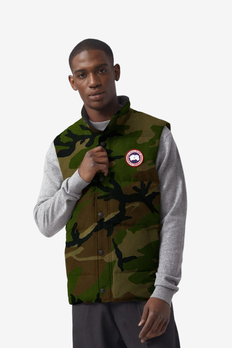 Garson Vest-Print－Classic Camo