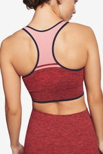 A-Team Sports Bra - Coral Marl