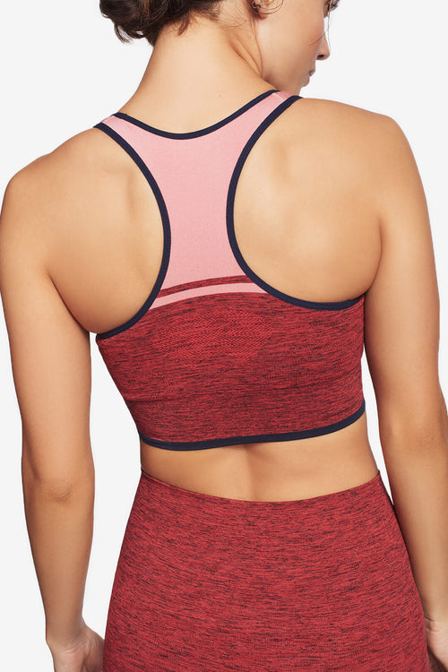 A-Team Sports Bra - Coral Marl