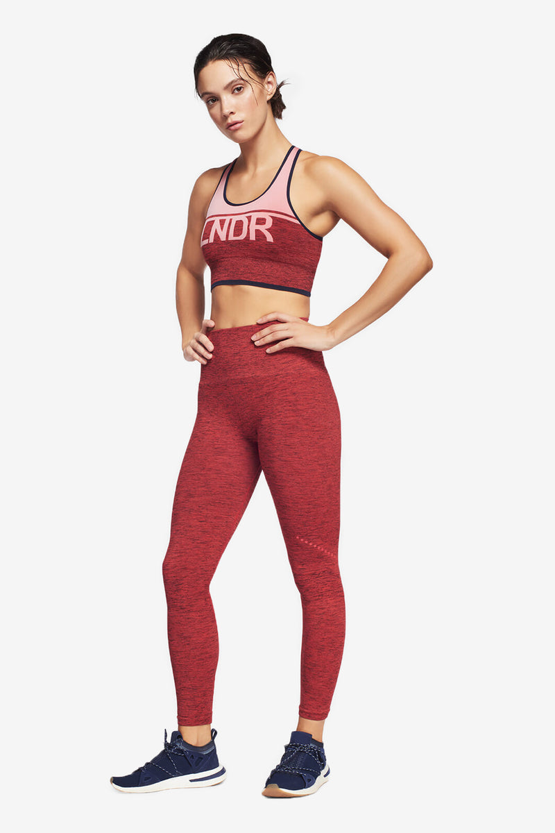A-Team Sports Bra - Coral Marl
