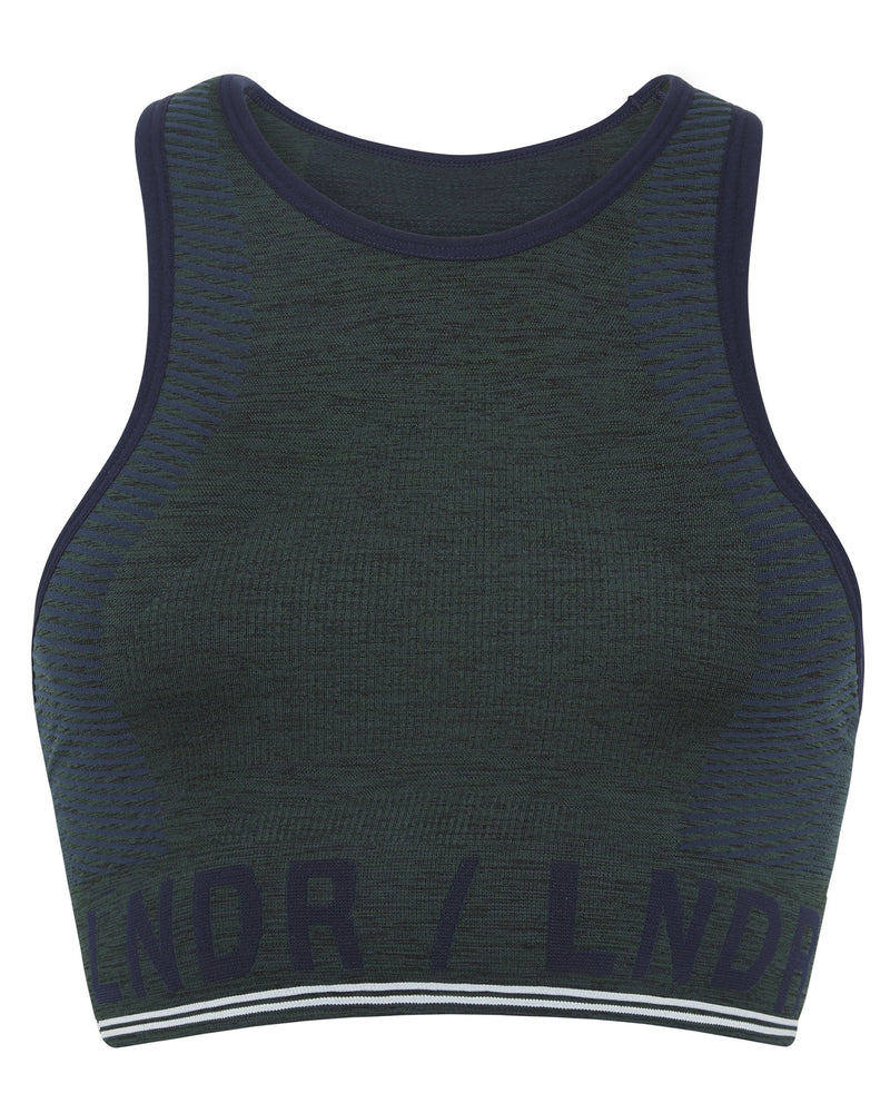 Aero.01 Sports Bra - Dark Green Marl