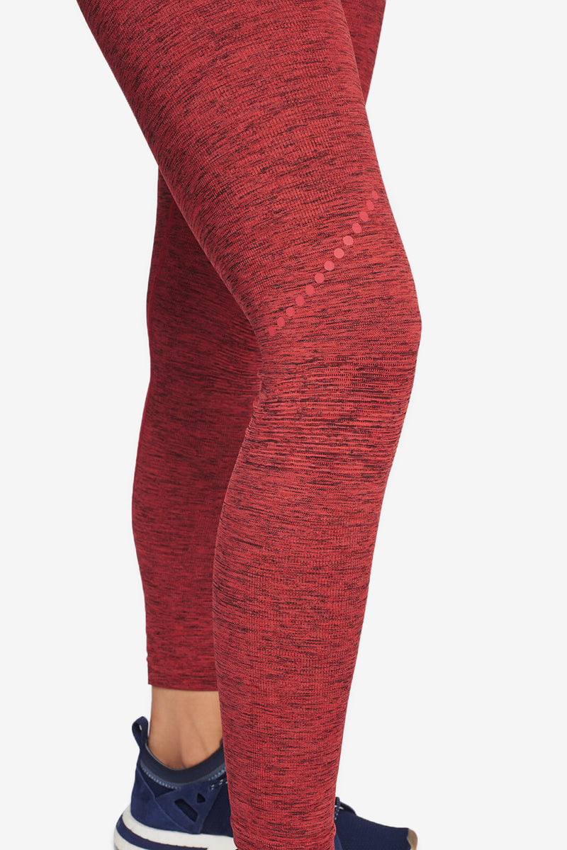 Blackout Legging - Coral Marl