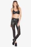 Frame High Rise Legging - Black/Black