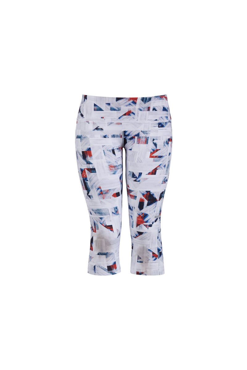 Willoughby Capri Tight - Geo Print