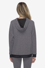 Strike Sweatshirt Hoodie - Steel/Black