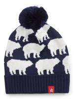 Multi Bear Beanie - Navy