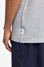 Athletic Pique Polo - Grey
