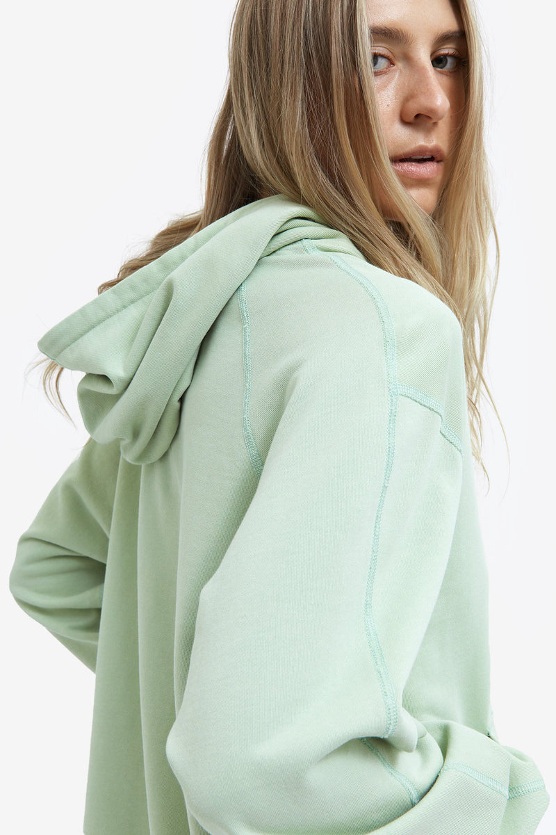 Lightweight Terry Relaxed Hoodie - Cactus