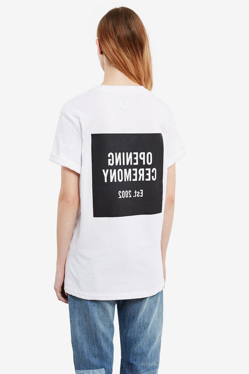 OC LOGO T-SHIRT - WHITE