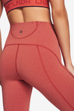 Summer Ultra-Form 5/8 Legging - Rust Marl