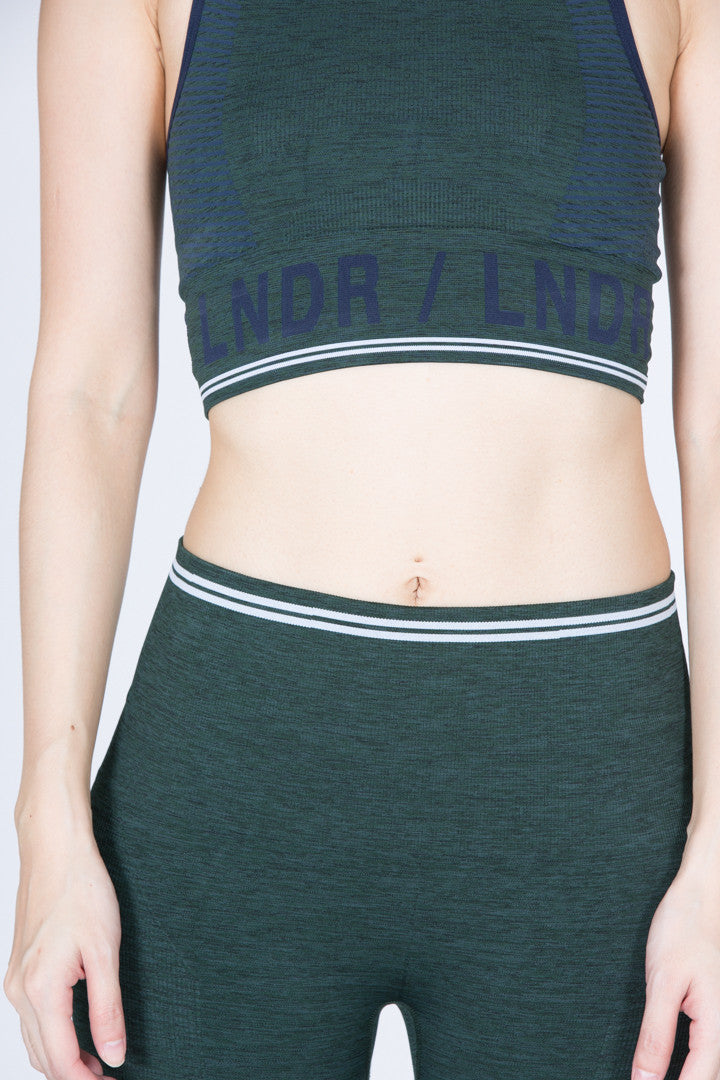 Aero.01 Sports Bra - Dark Green Marl