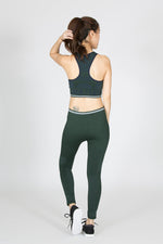 Aero.01 Sports Bra - Dark Green Marl