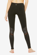 Moto Legging - Black/Black Glossy