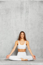 Vapor Leopard Bra - White