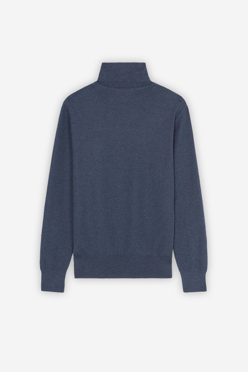 Fox Head Patch Turtleneck Pullover